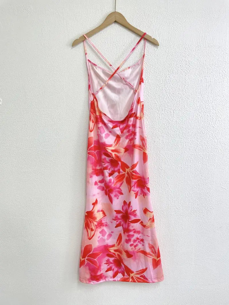 Floral Camisole Maxi Dress