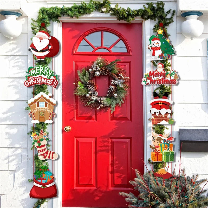 Christmas Door Hanging Banner