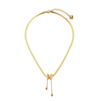 Insect Pendant Snake Necklace