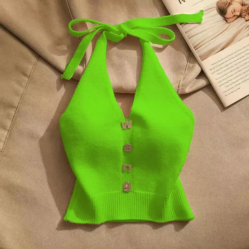 Chic Ribbed Crop Tank