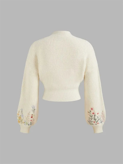 Floral Lantern Sweater