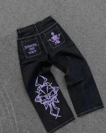 Joker embroidered jeans