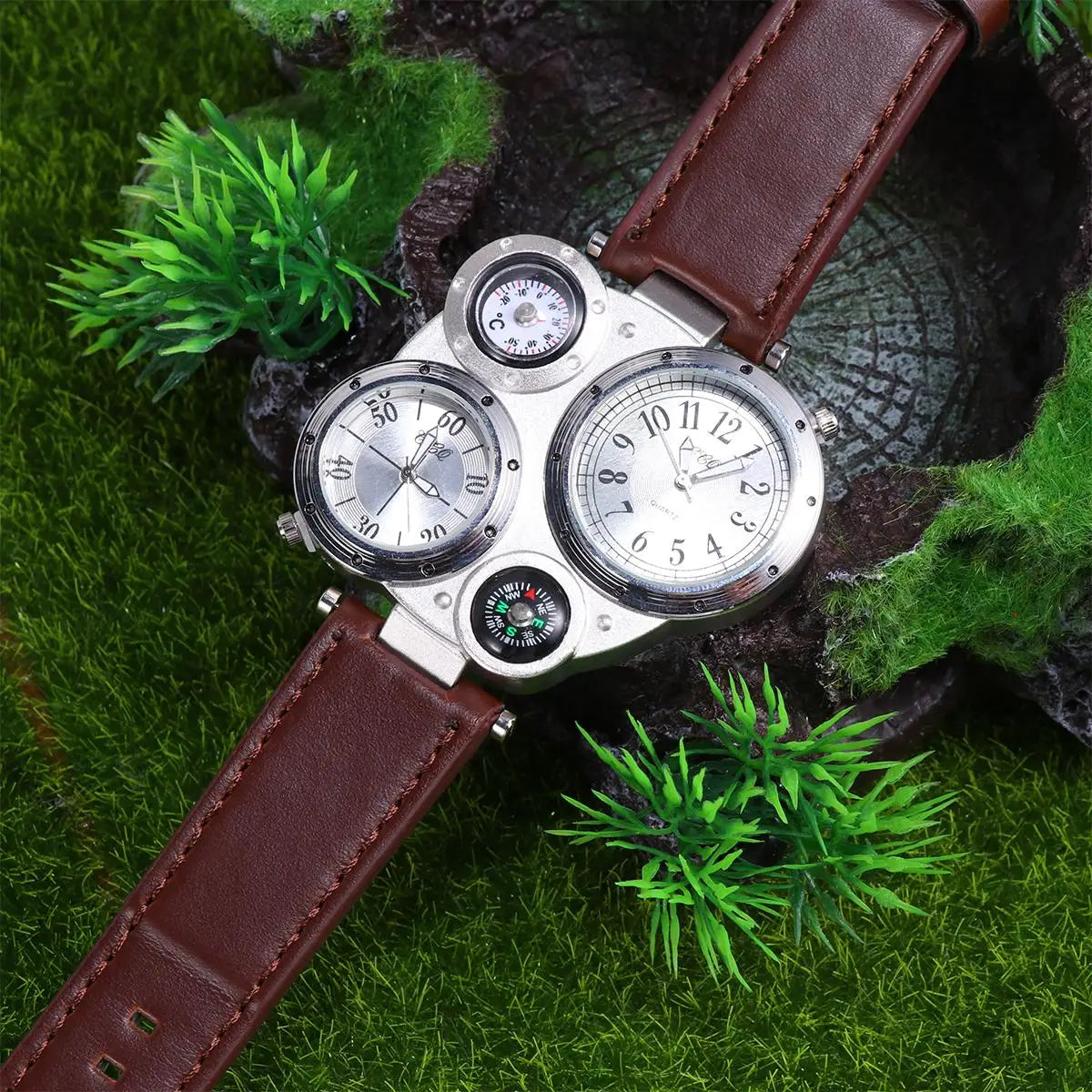 Men’s Dual Time Quartz Watch