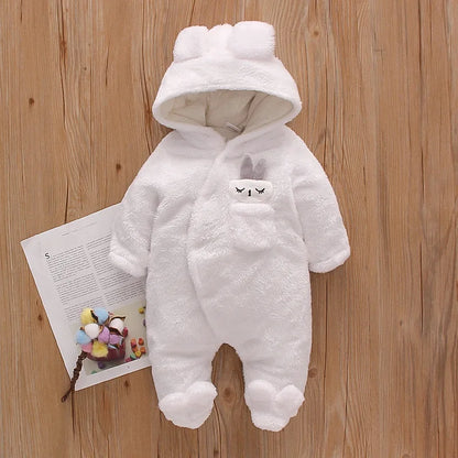 Cute Plush Baby Romper