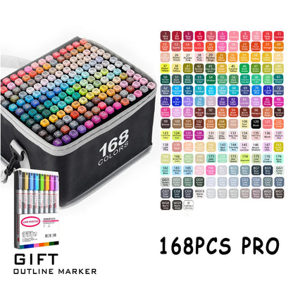 Double Tip Permanent Art Markers