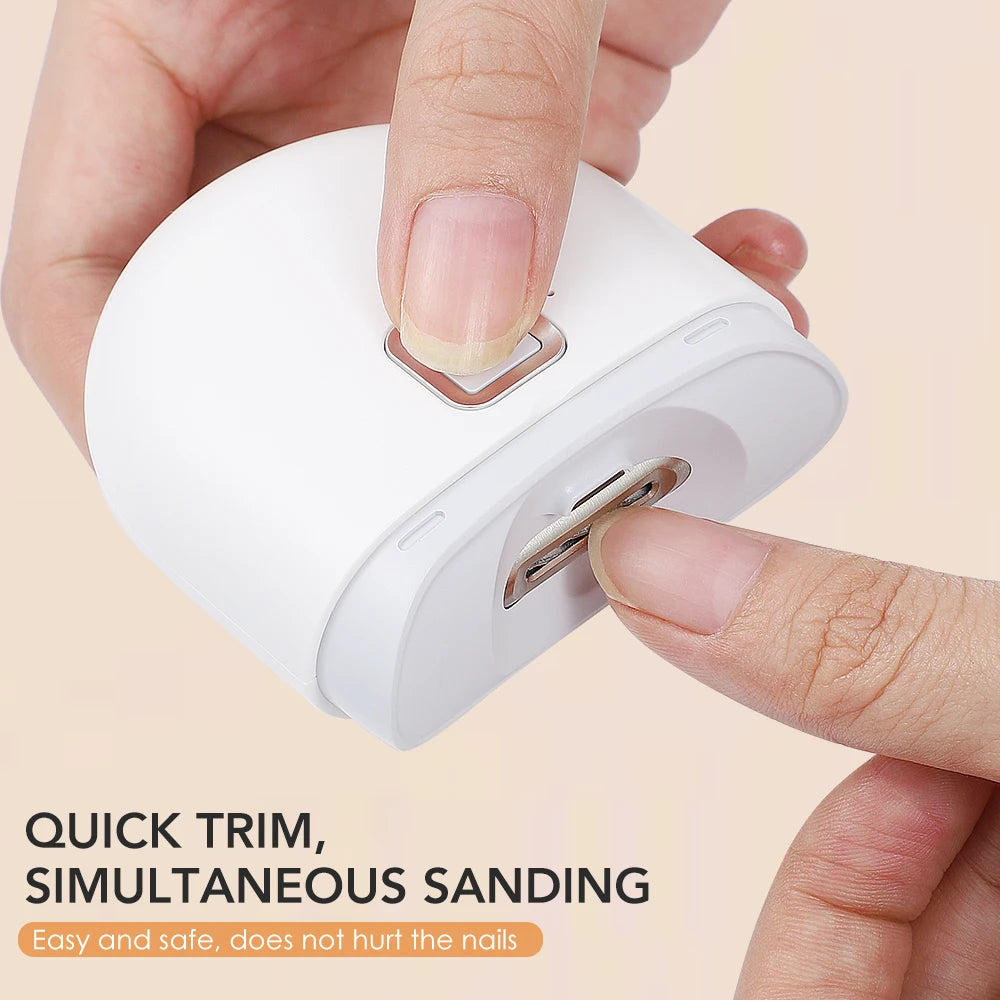 Electric Nail Cutter LED Light