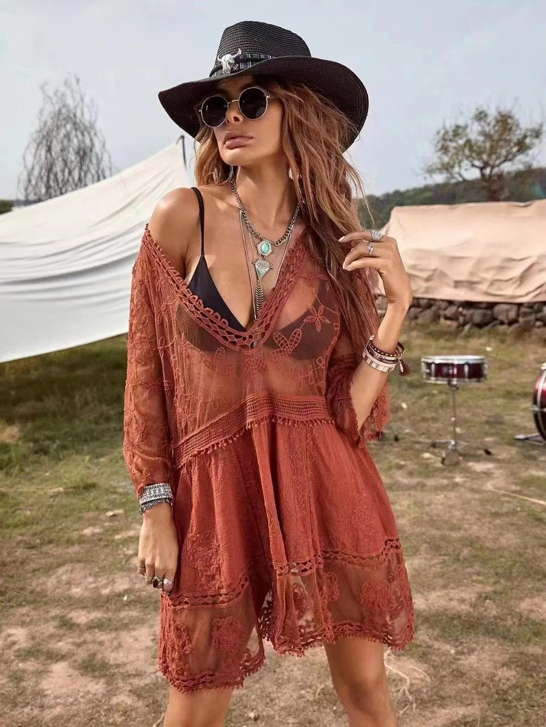New Lace Bikini Cover-Up