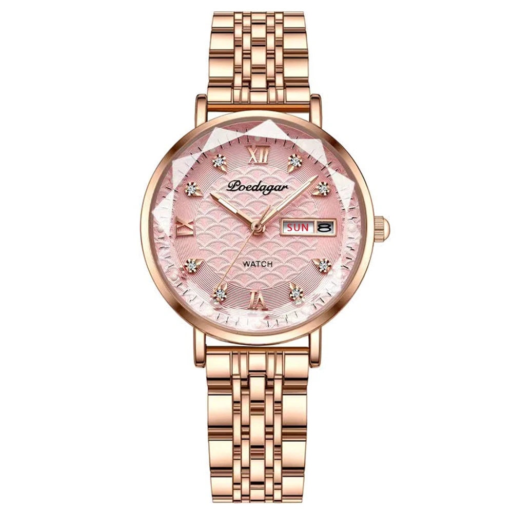 Luminous Steel Watch