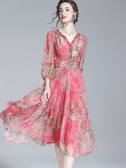 Boho Chiffon Summer Dress