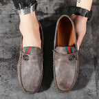 Genuine Leather Driving Loafers