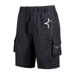 Quick-Dry Star Print Cargo Shorts