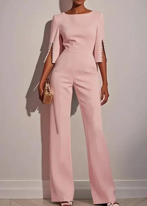 Beaded Slim Jumpsuit
