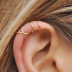 Crystal Clip Ear Cuffs