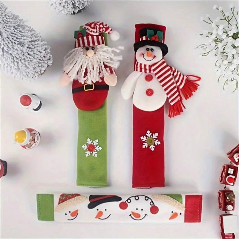 Christmas Microwave Oven Gloves Set
