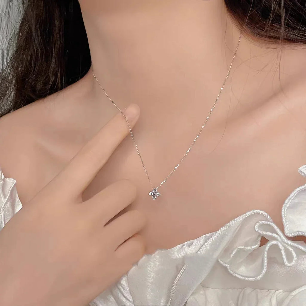 Elegant Zircon Party Necklace
