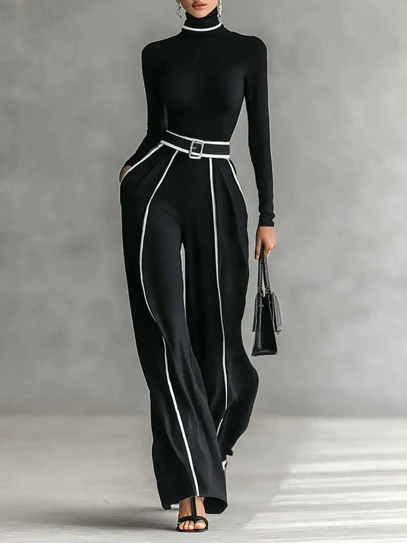 Turtleneck Pant Set