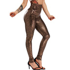 Leopard Print Mid-Waist Leggings