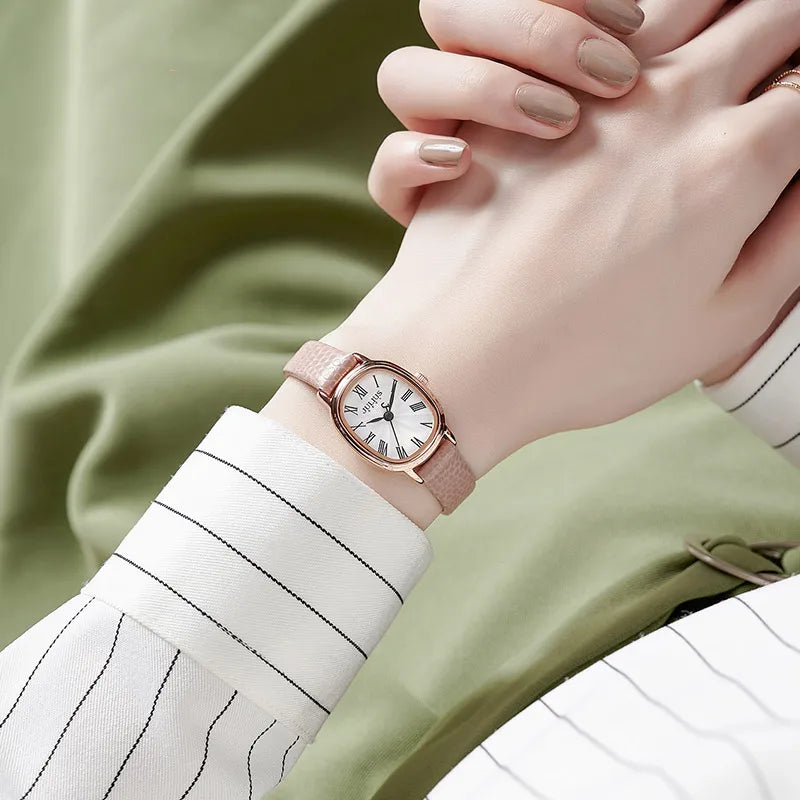 Tonneau Leather Watch