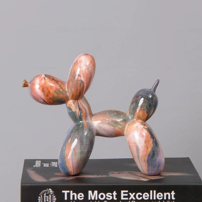 Exquisite Dog Figurine Sculpture