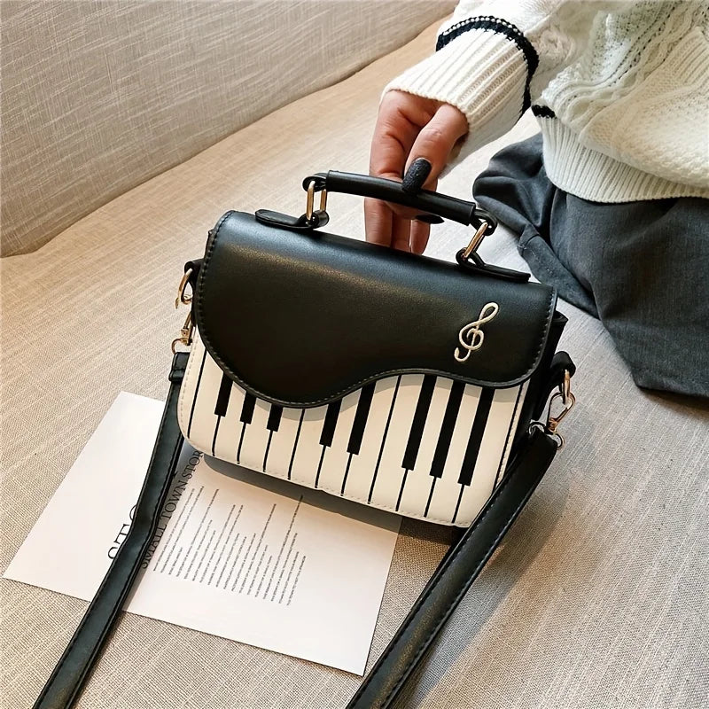 Piano Shape Shoulder Bag