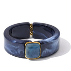 Acrylic Gold Bangle Set
