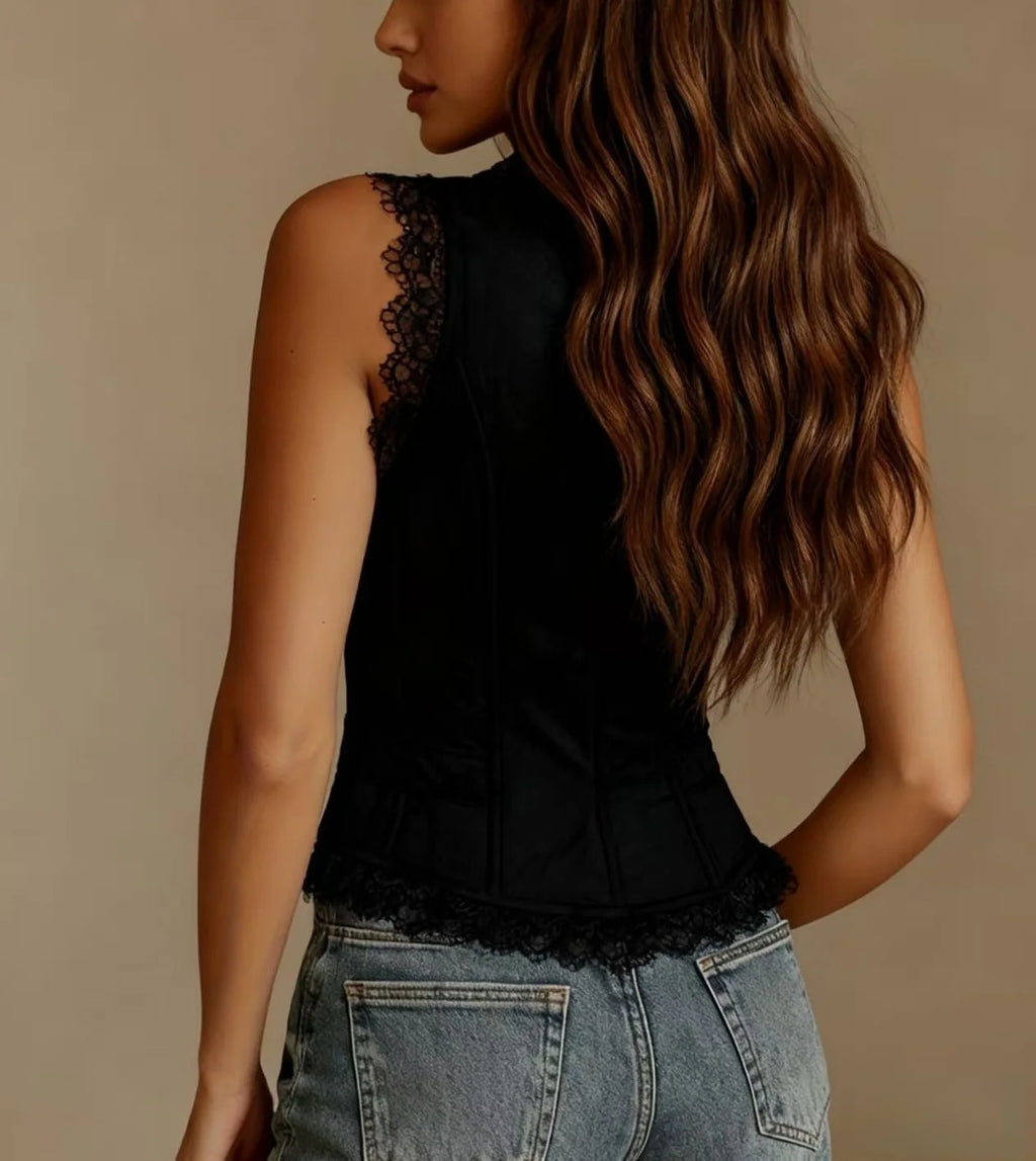 Everyday Deep V-Neck Sleeveless Top