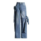 Women’s Patchwork Bow Pants