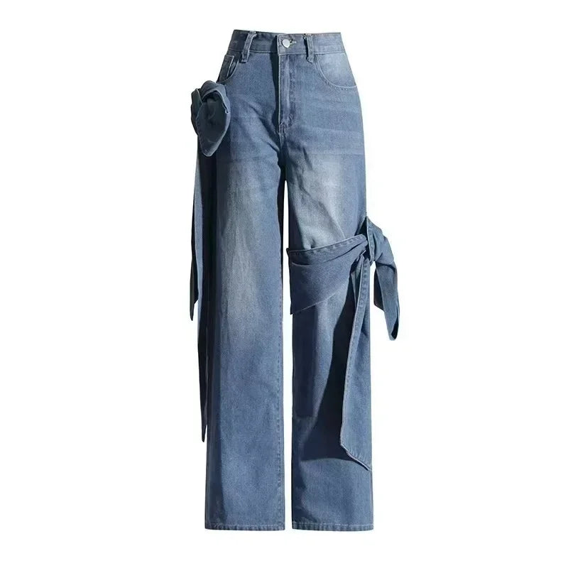 Women’s Patchwork Bow Pants