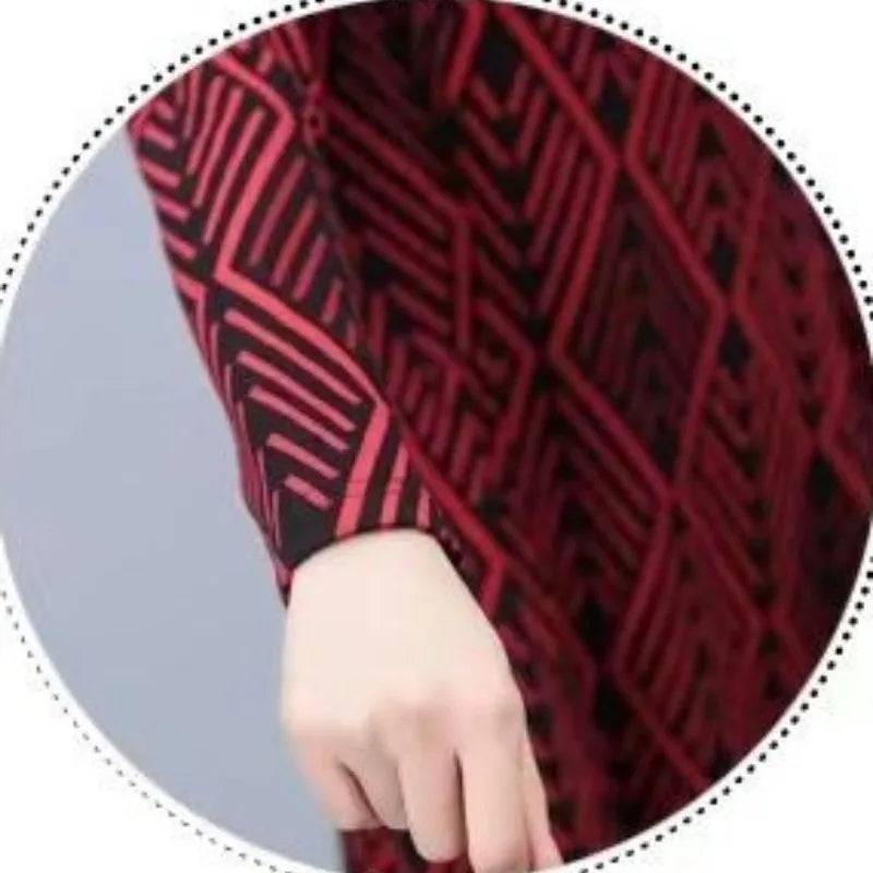 Slimming Floral Pullover Dress