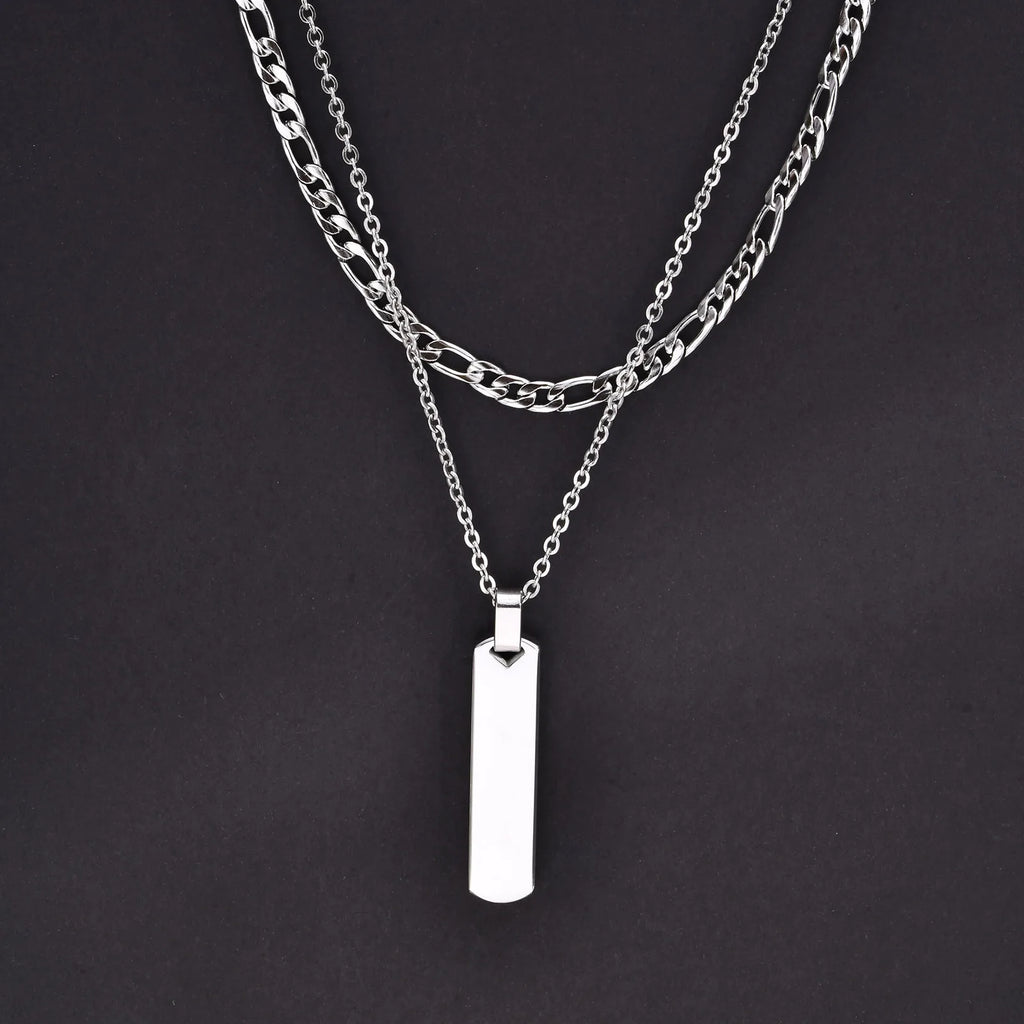Mprainbow Vertical Layer Necklace