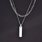 Mprainbow Vertical Layer Necklace