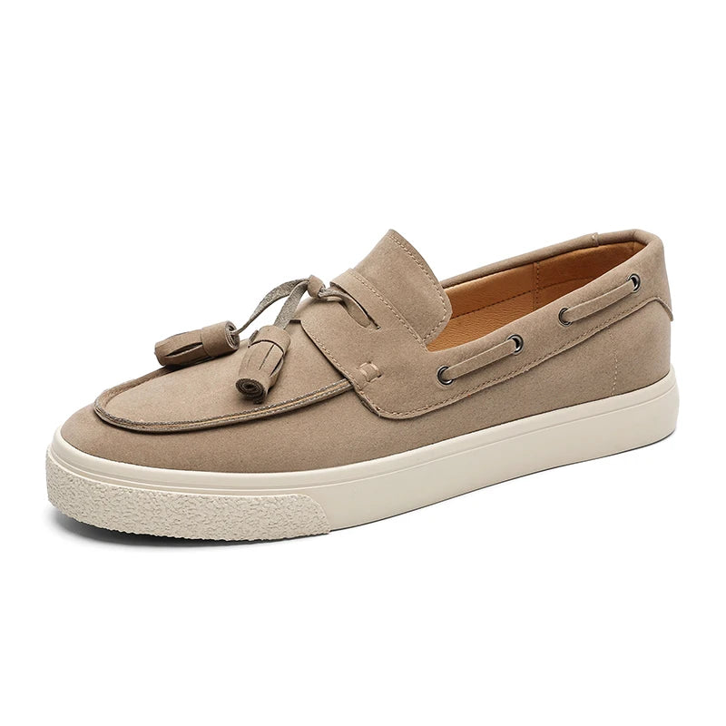 Handmade Suede Leather Loafers