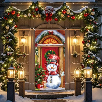 Christmas Santa Door Banner