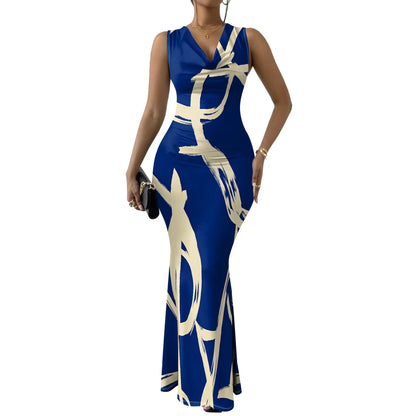 Summer Mermaid Maxi Dress