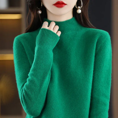 Basic Half-High Collar Sweater