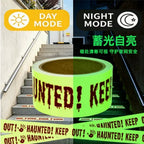 Glow-in-the-Dark Warning Tape