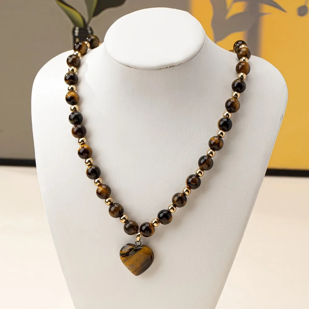 Tiger Eye Stone Necklace