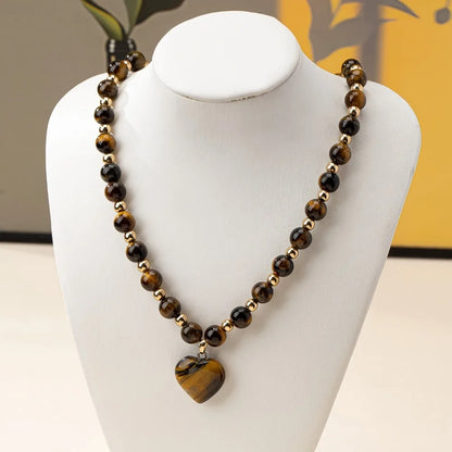 Tiger Eye Stone Necklace