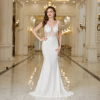 Backless Mermaid Wedding Dress