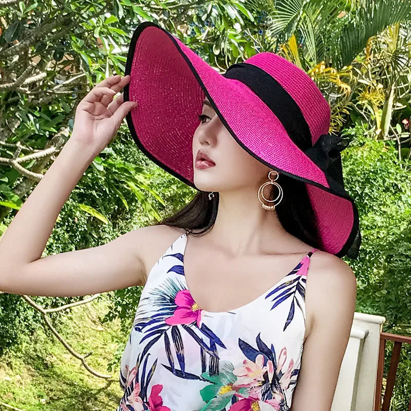 Foldable Summer Straw Hat