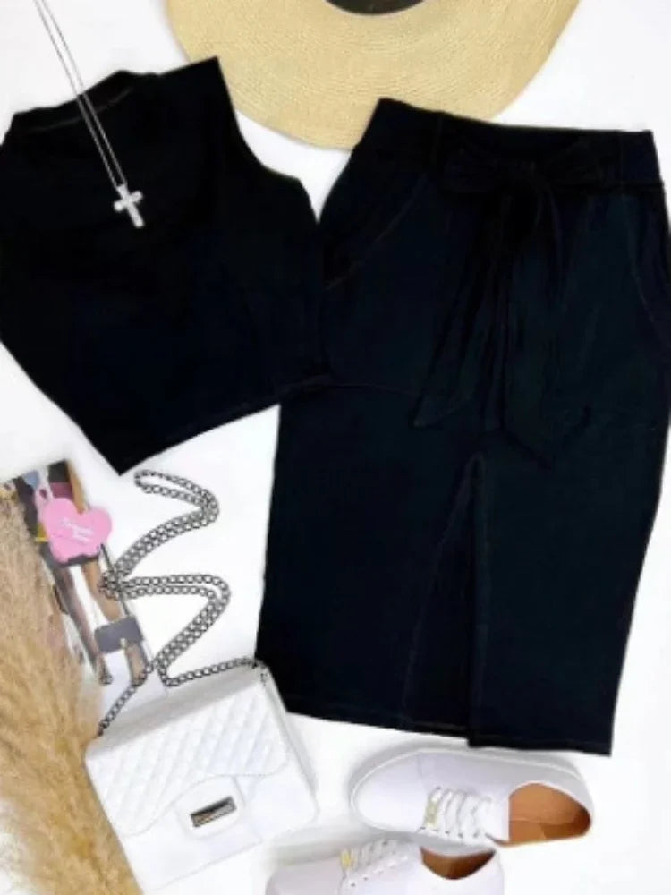 Women Bodycon Two Piece Set