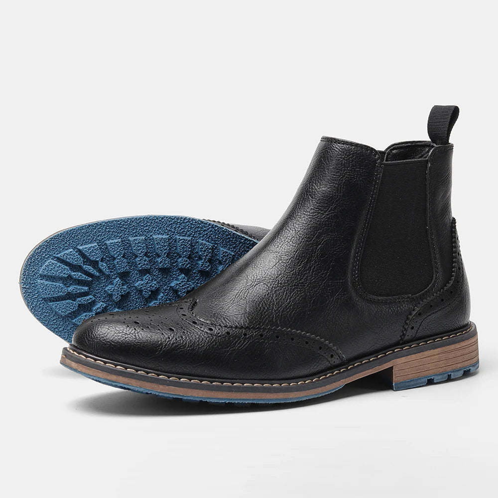 Brogue Chelsea American Leather Boots