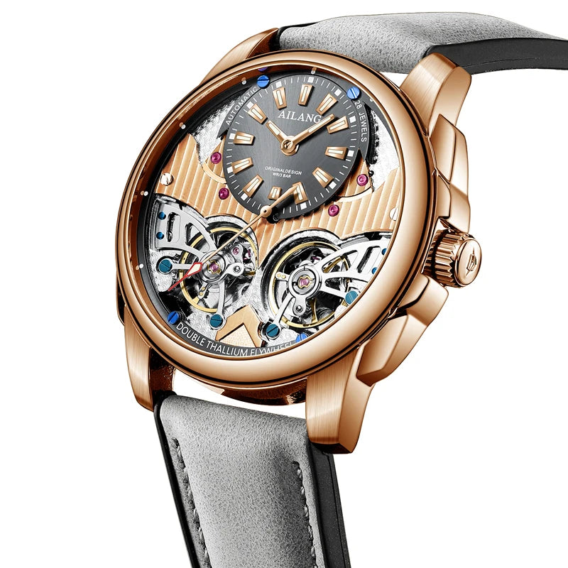 AILANG Tourbillon Leather Automatic Watch