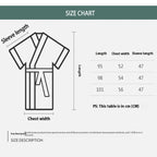 Summer Short Sleeve Homewear Bathrobe
