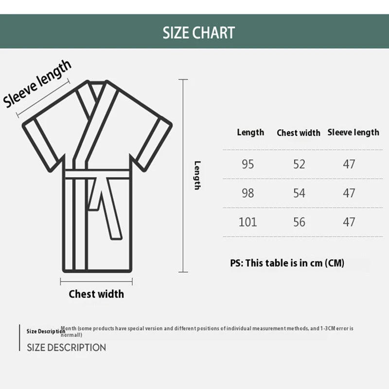 Summer Short Sleeve Homewear Bathrobe