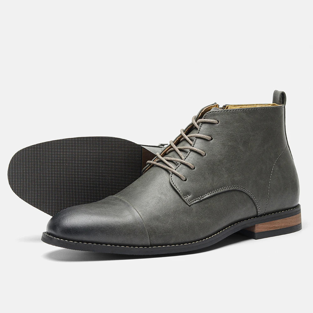 Ankle Leather Boots