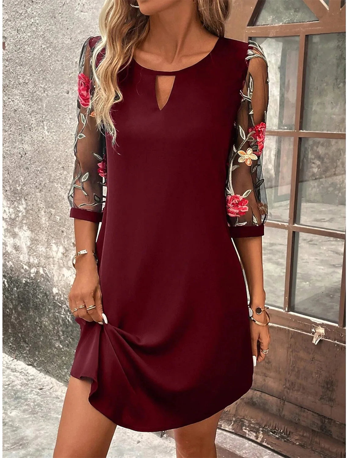 Printed Summer Mini Dress