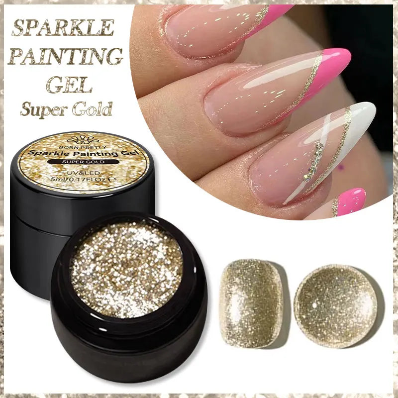 BORN PRETTY Silver Metal Effect