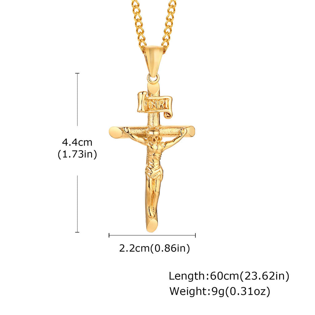 Mprainbow Waterproof Crucifix Necklace