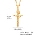 Mprainbow Waterproof Crucifix Necklace